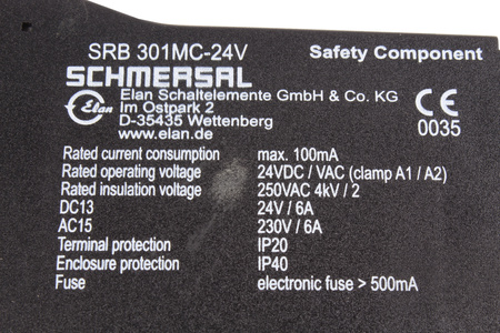 SRB301MC-24V SCHMERSAL SAUGOS RELĖ