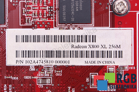 X800XL ATI ATI RADEON SKIRTAS VIVID 7