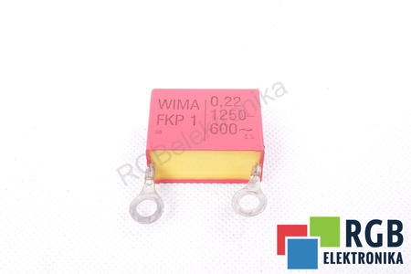 KONDENSATORIUS WIMA FKP1 WIMA 0,22, 1250VDC, 600VAC KONDENSATORIUS