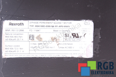 MSK100D-0300-NN-M1-AP0-NNNN REXROTH STATORIAUS