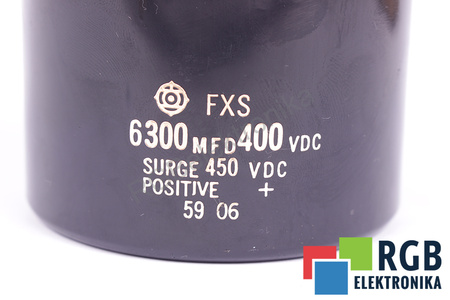 KONDENSATORIUS FXS HITACHI 6300UF, 400VDC