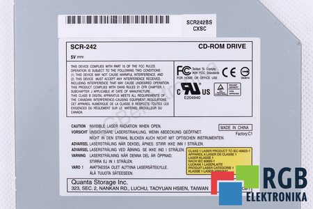 SCR-242 QUANTA STORAGE INC. CD-ROM DISKAS