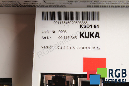 KSD1-64 00-117-345 KUKA E93DA143I4B531