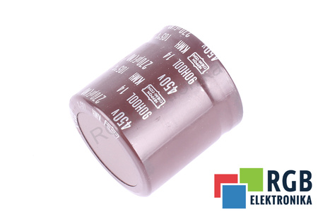 KONDENSATORIUS 90H00L14 NIPPON 270UF, 450V