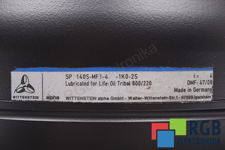 SP140S-MF1-4-1K0-25 WITTENSTEIN MOTION CONTROL I=4 PAVARA