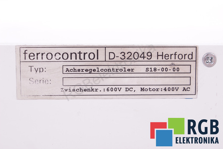 S18-00-00 FERROCONTROL ACHSREGELCONTROLLER