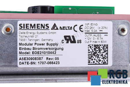 A5E30908387 SIEMENS EOE21010442 KOMPIUTERIO MAITINIMO ŠALTINIS