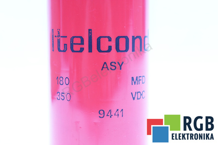 KONDENSATORIUS 180UF 350V ITELCOND KONDENSATORIUS
