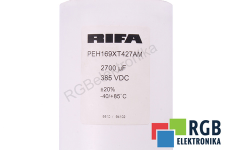 KONDENSATORIUS PEH169XT427AM RIFA 2700UF, 385V