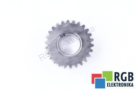 ĮSTRIŽŲ DANTŲ KRUMPLIARATIS 65X57MM DIRŽAS 36MM VELENAS 28MM RAKTASĖS LIZDAS 6X2MM Z=26