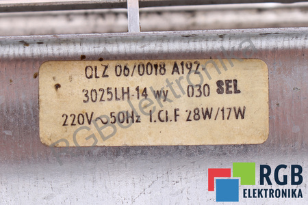 QLZ06/0018A192 EBM PAPST 3025LH-14