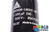 KONDENSATORIUS B43306-U6337-M1 S+M 330UF, 500V