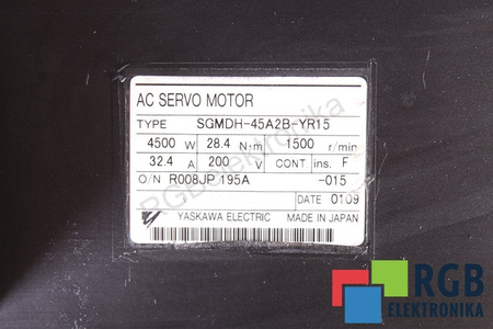 SGMDH-45A2B-YR15 YASKAWA STATORIAUS