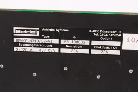 65WKS-M310/22-V1 SEIDEL