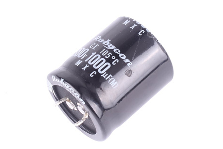 KONDENSATORIUS 1000UF 200V RUBYCON KONDENSATORIUS