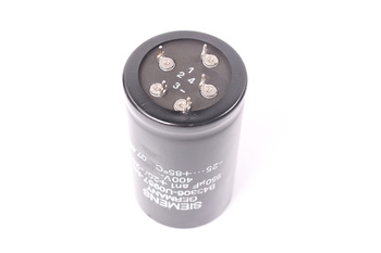KONDENSATORIUS B43306-U0957-M1 SIEMENS 950UF, 400VDC KONDENSATORIUS