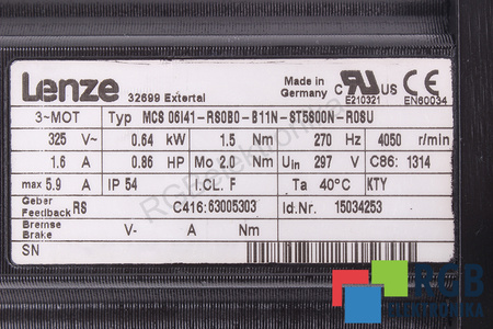 MCS06I41-RS0B0-B11N-ST5S00N-R0SU LENZE ROTORIAUS