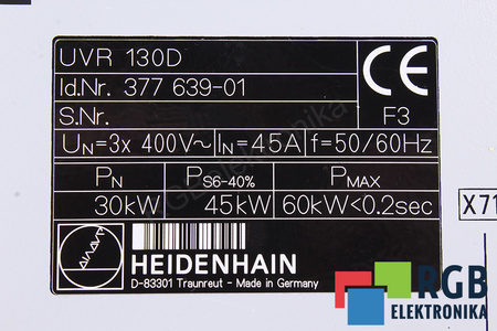 UVR130D HEIDENHAIN KORPUSAS