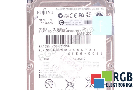MHT2060AT FUJITSU 60GB, ATA, 2.5", HDD