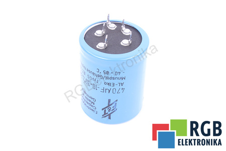 KONDENSATORIUS 470UF 385VDC F&T KONDENSATORIUS