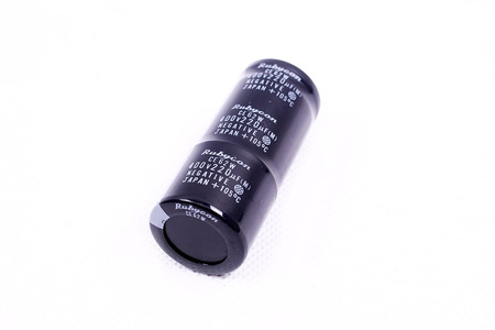 KONDENSATORIUS 220UF 400V RUBYCON CE62W KONDENSATORIUS