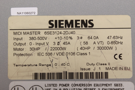 6SE3124-2DJ40 SIEMENS