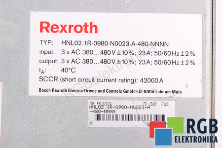 HNL02.1R-0980-N0023-A-480-NNNN BOSCH REXROTH R911321314 FILTRAS