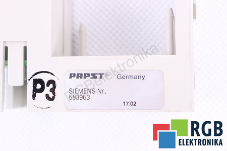 462018.001000 SIEMENS 583963 FAN SARGYBINIS