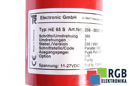 HE65S TR ELECTRONIC 206-00031 CODER