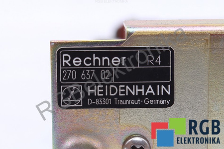 RECHNER R4 HEIDENHAIN ID.NR.270637-02