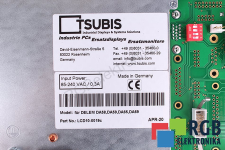 10-0019 PAKAITALAS SKIRTAS DELEM DA65 DA58 DA69 DA59 MONITORIAUS LCD EKRANAS