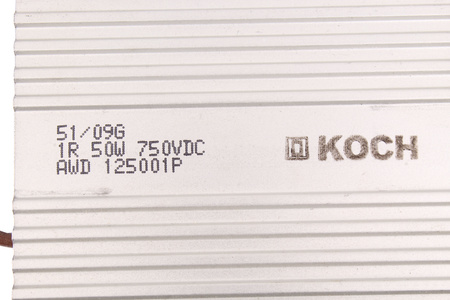 ATSPARUMAS AWD125001P KOCH 1R 50W 750VDC 0.05KW