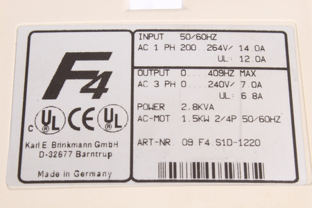 09.F4.S1D-1220 KEB