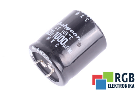 KONDENSATORIUS 1000UF 200V RUBYCON KONDENSATORIUS