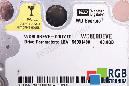 WD800BEVE-00UYT0 WESTERN DIGITAL