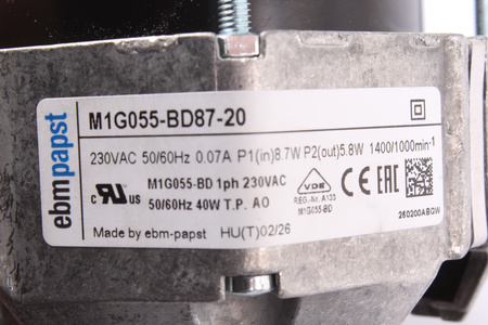 M1G055BD8720 EBM PAPST VARIKLIS