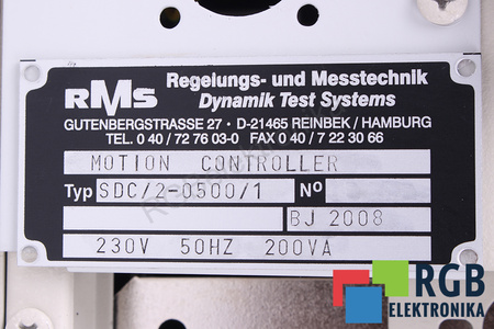SDC/2-0500/1 RMS MOTION CONTROLLER