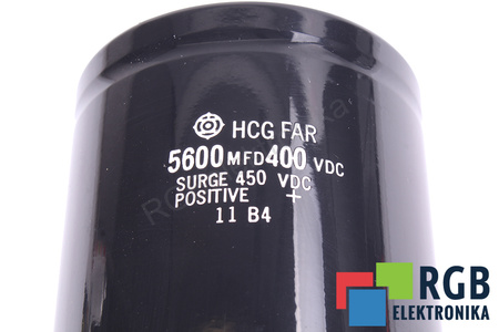 KONDENSATORIUS 5600MFD HITACHI HCG FAR 5600UF, 450V KONDENSATORIUS