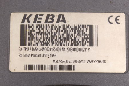 3HAC023195-001 KEBA DĖŽUTĖS GALAS