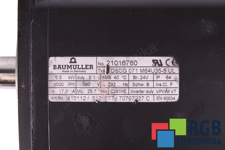 DSCG071M64U35-5UL BAUMÜLLER 5.3KW