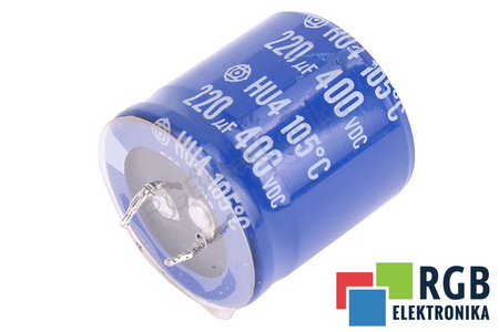 KONDENSATORIUS 220UF 400V HITACHI HU4
