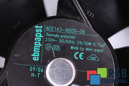 W2E143-AB09-06 EBM PAPST VENTILIATORIUS