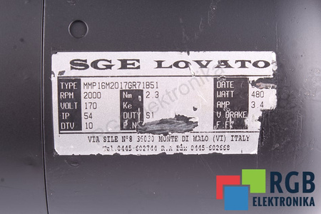 MMP16M2017GR71B51 SGE LOVATO FAN SARGYBINIS