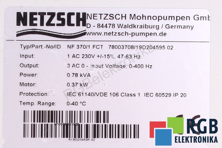 NF370/1 NETZSCH