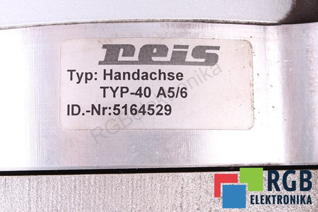 TYP-40A5/6 REIS ROBOTICS ROBOTINĖ RANKA