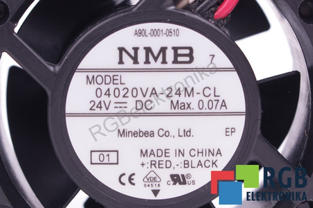 A90L-0001-0510 FANUC 04020VA-24M-CL 40X40X20MM, 24V VENTILIATORIUS