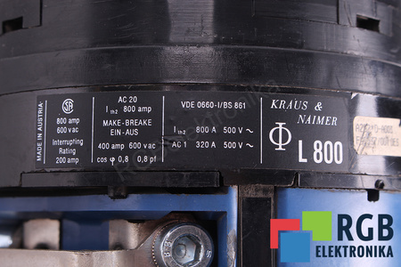 L800 KRAUS&NAIMER A11 SUKAMASIS JUNGIKLIS