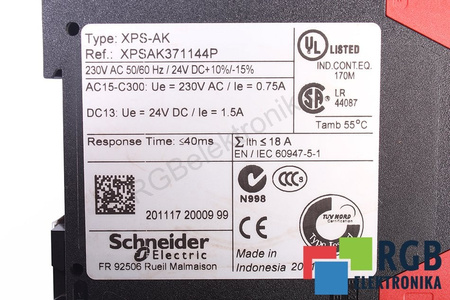 XPS-AK TELEMECANIQUE XPSAK371144P SAUGOS RELĖ