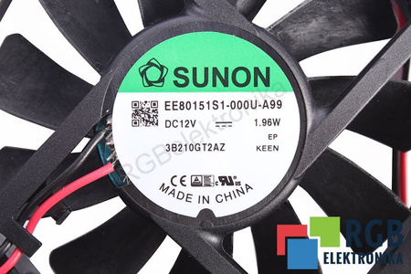 EE80151S1-000U-A99 SUNON 80X80X15MM 80X80X15MM 12V VENTILIATORIUS