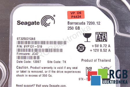 ST3250312AS SEAGATE BARRACUDA